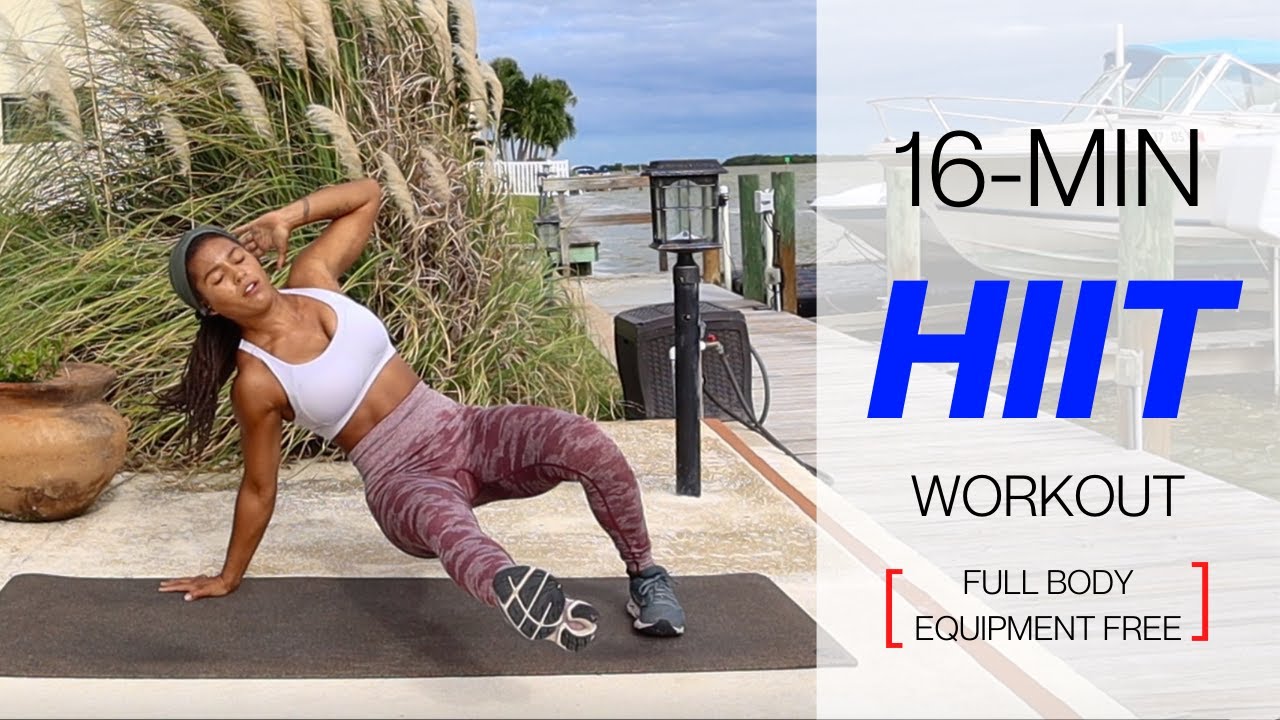 16 MIN FULL BODY HIIT WORKOUT No Equipment Shaina Marie YouTube