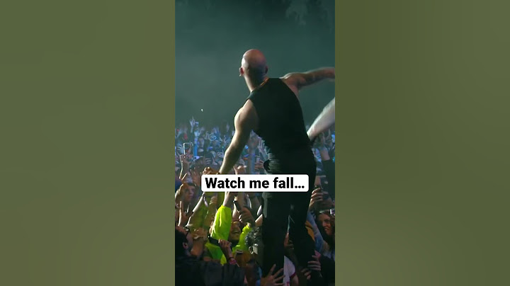 Falling in front of thousands of people