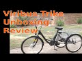 Viribus Electric Trike Unboxing. 250W 36v 10ah