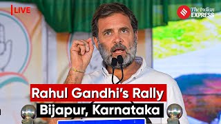 LIVE: Congress Rahul Gandhi Addresses Public Meeting In Bijapur, Karnataka