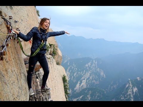 Гора Хуашань тропа смерти - самое жуткое и опасное место на планете! Huashan mountain