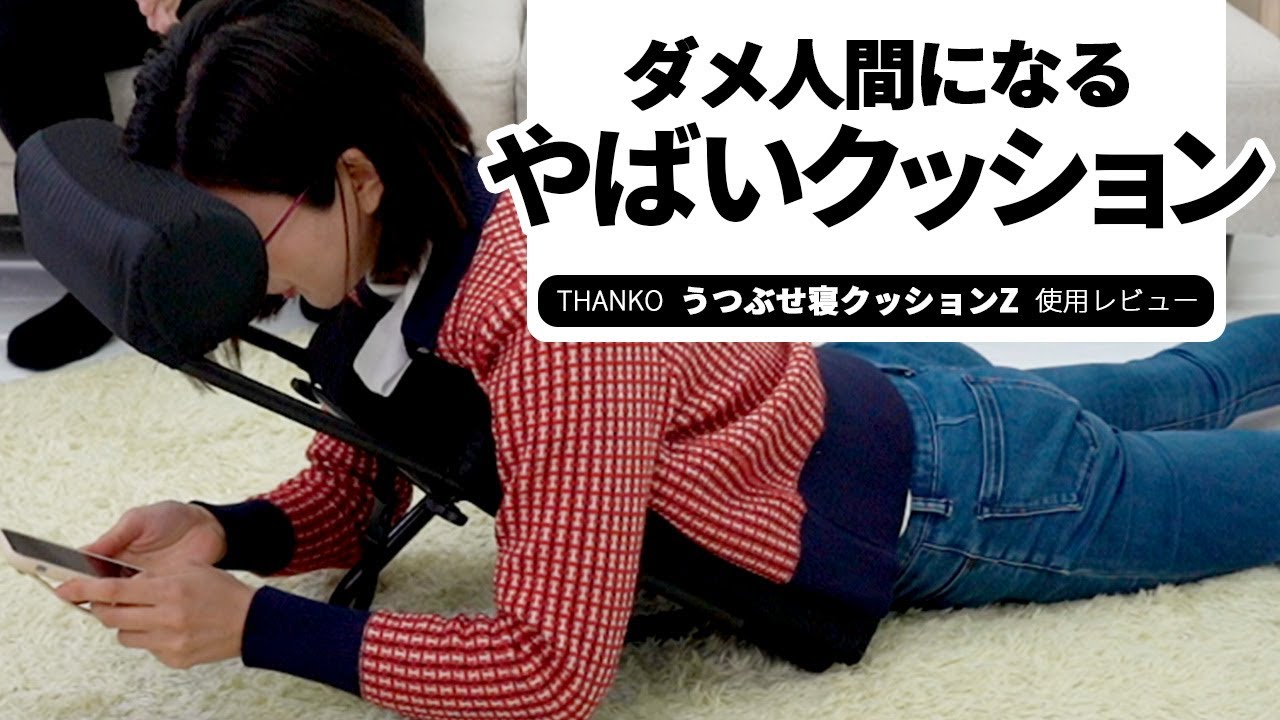ダメ人間になってしまうクッション！半径1Mの世界から動かなく