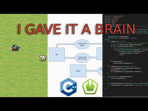 I Built Enemy AI From Scratch in C++ | C++ SFML Game Devlog Part 2