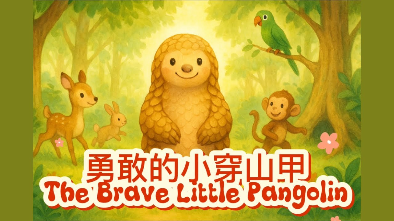 《勇敢的小穿山甲》| The Brave Little Pangolin 🐾 中英双语故事 | A Bilingual Story About ...