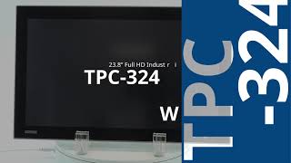 23.8” Full HD Industrial HMI: TPC-324W, Advantech (EN)