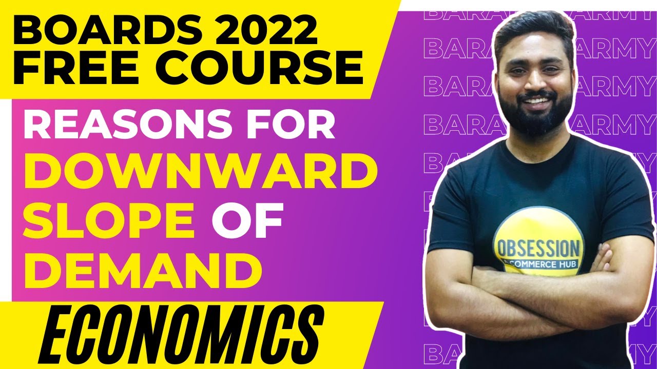 Reason For DOWNWARD Slope Of DEMAND CURVE Obsession A Commerce Hub 