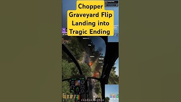 Chopper Graveyard Flip Landing into Tragic Ending in Arma Reforger #armareforger #armagameplay