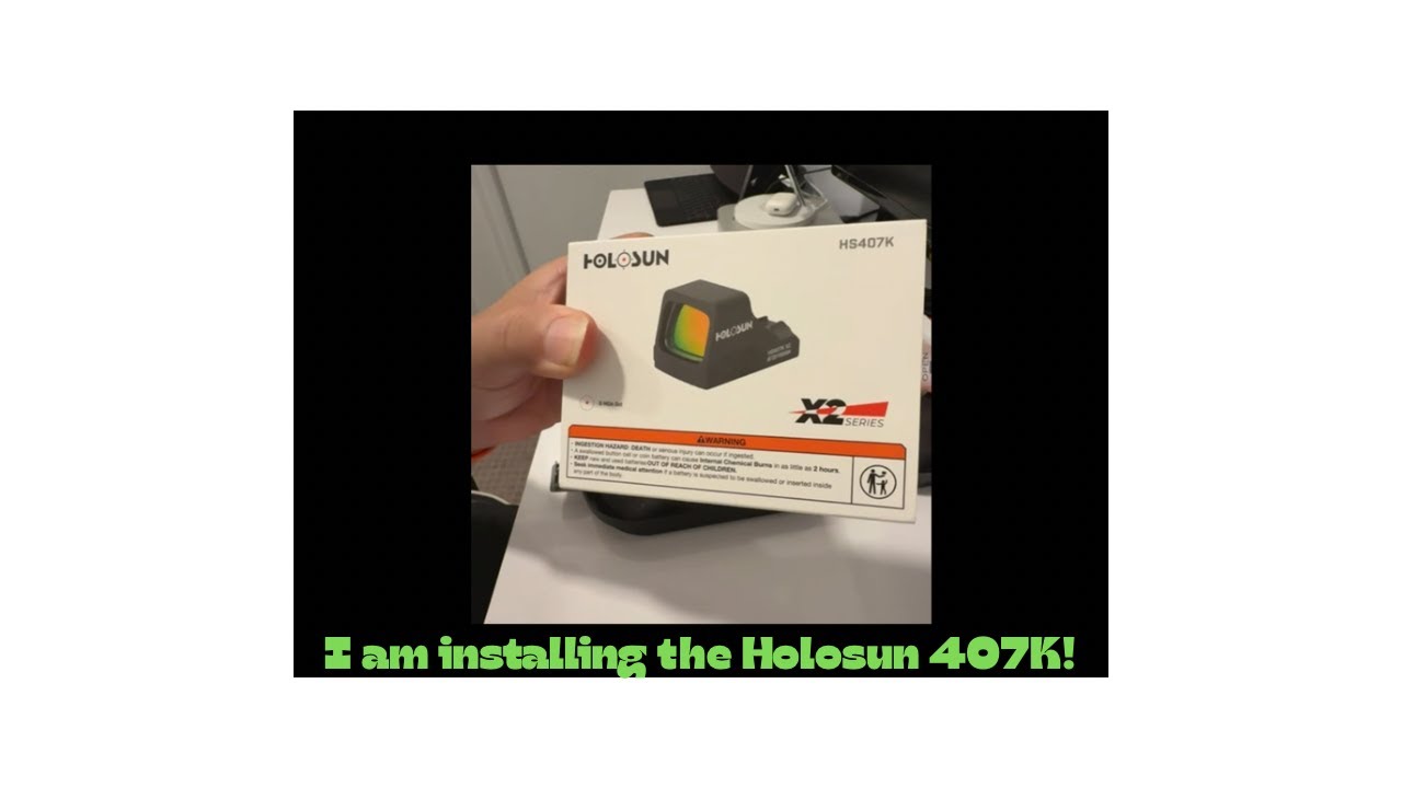Glock 43X MOS: How to Install the Holosun 407K (Complete Setup) - YouTube
