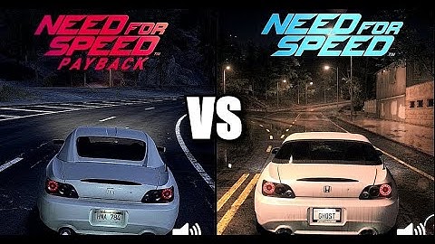 NFS Payback vs NFS Heat Graphics and Sound Comparison [SIDE BY SIDE]