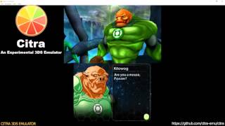 Citra 3DS Emulator - Green Lantern: Rise of the Manhunters Ingame! (cro/fragment lighting/audio) wip