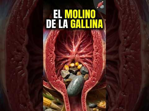 El secreto de la molleja: ¿por qué comen piedras? 🐓 #datoscuriosos #aves #granja