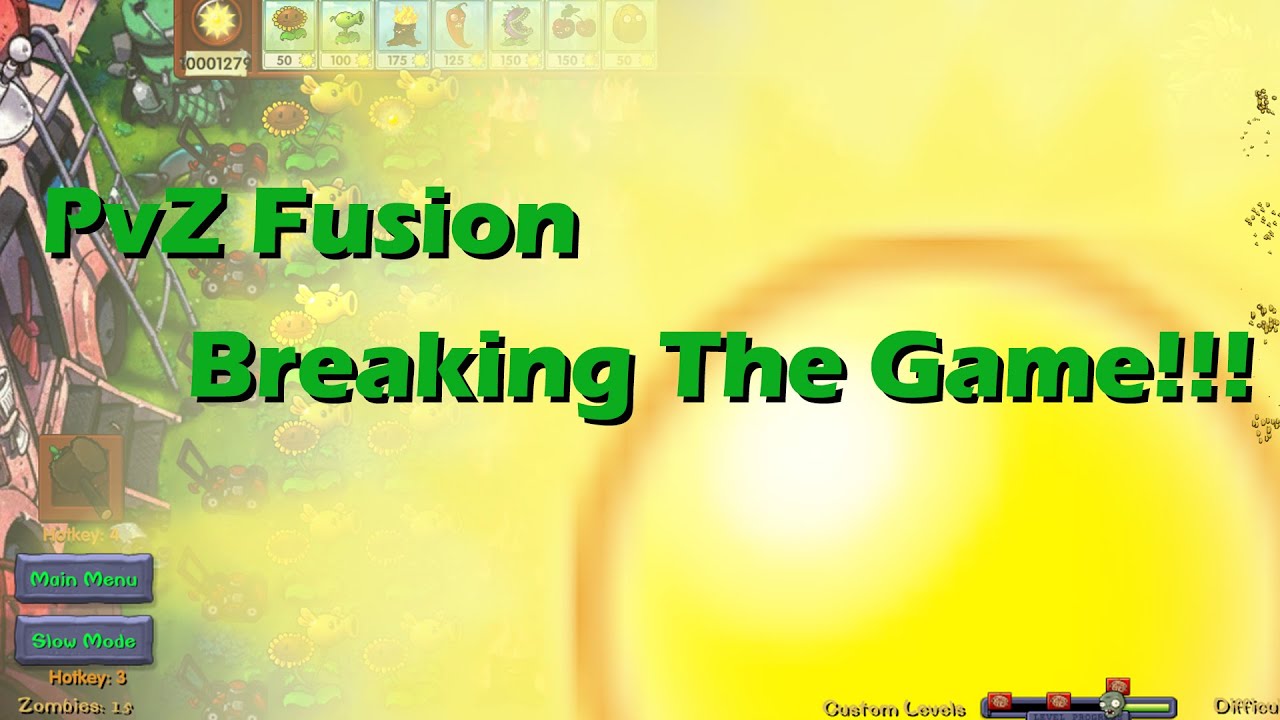 PVZ Fusion Version : Breaking The Game !!! - Download link #plantsvszombies #pvz #gameplay #shorts
