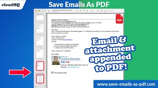 Append to PDF: Add Emails to an Existing PDF File