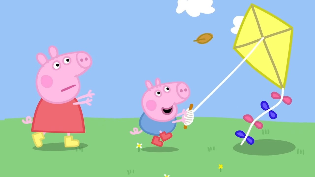 Peppa Gris | Å fly med drage | Tegnefilmer for barn