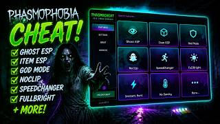 Phasmophobia Cheat 2026 Free PC Undetected | Ghost ESP + God Mode & No Sanity Loss [Items]