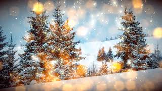 Merry christmas and new year background snow and snow and frost - 4K screenshot 1