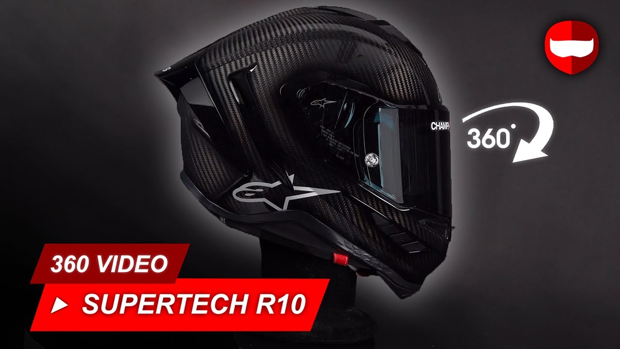 Alpinestars Supertech R10 Black Carbon M G - Showcase - YouTube