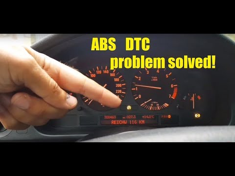 BMW E39 abs dsc lights problem solved! (How to fix it)