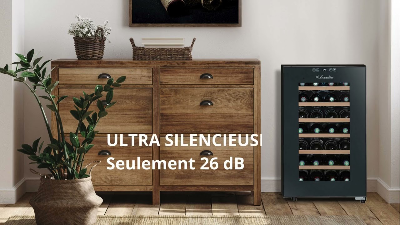 LS28SILENCE Cave de service hybride ultra silencieuse La Sommelière