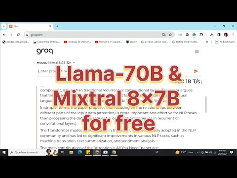 Llama-70B and Mixtral 8x7B for free using Groq : Best alternative for ChatGPT
