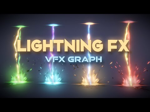 UnityVFXグラフ-ライトニングシェーダーエフェクトチュートリアル