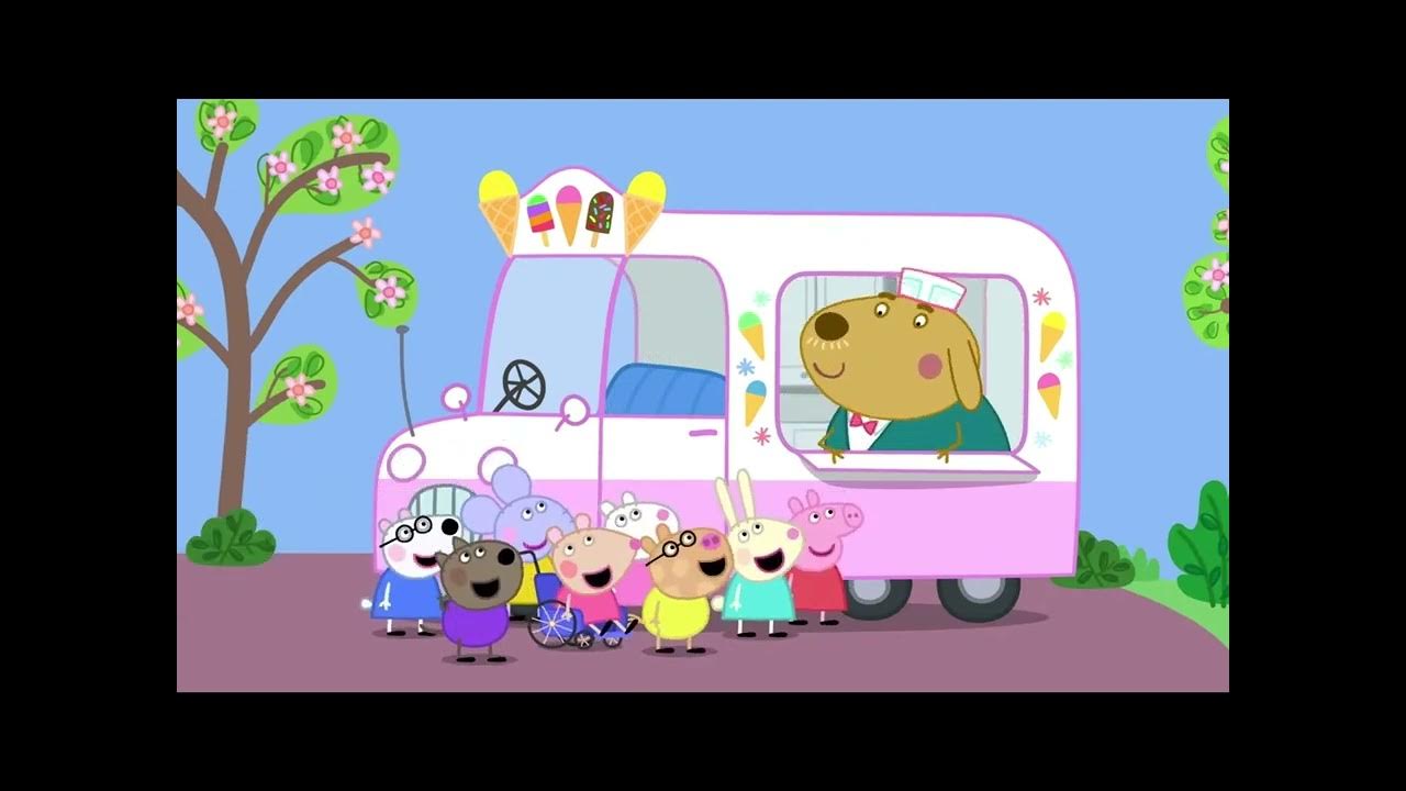 Peppa and her friends scam the ice cream man and almost get shot YouTube