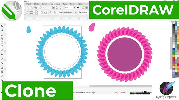 Using Clone tool in CorelDRAW