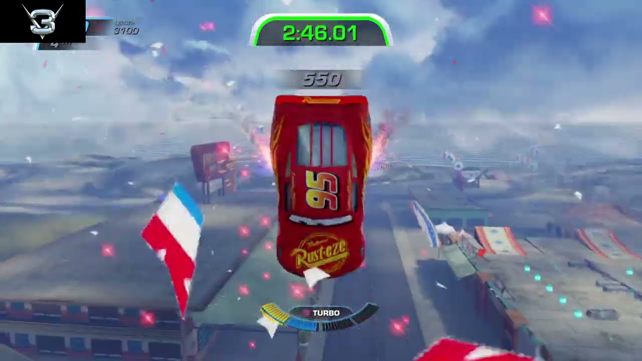 Cars 3: Driven to Win Lighting McQueen Stunt Snowcase Fireball Beach Backwoods Rally