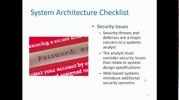 [SYSTEMS ANALYSIS AND DESIGN] 10 - System Architecture