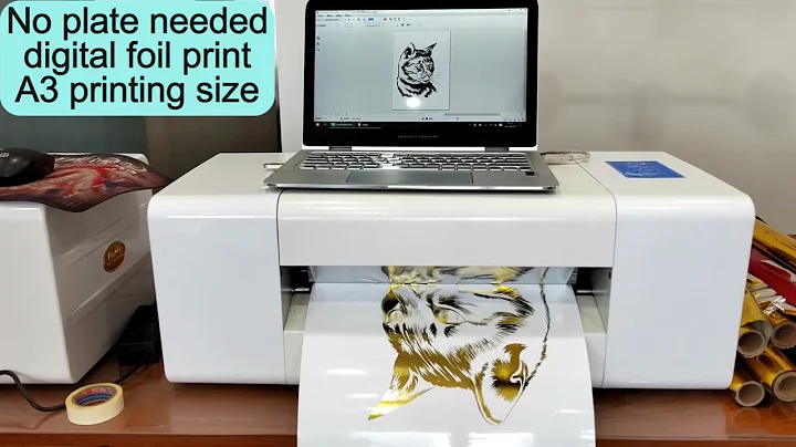 Amydor AMD360D digital gold foil printer for paper, pvc, wedding cards, invitation cards, etc