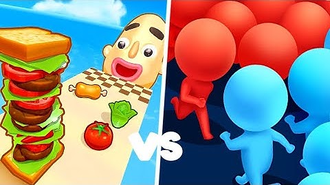 Sandwich Runner (vs) Count Master : Super Satisfying Gameplay Android, iOS |