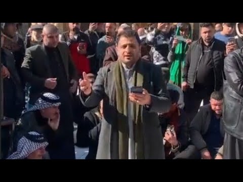 نعي سيد حسن البخاتي بكاء جميع الحضور في صحن السيده زينب