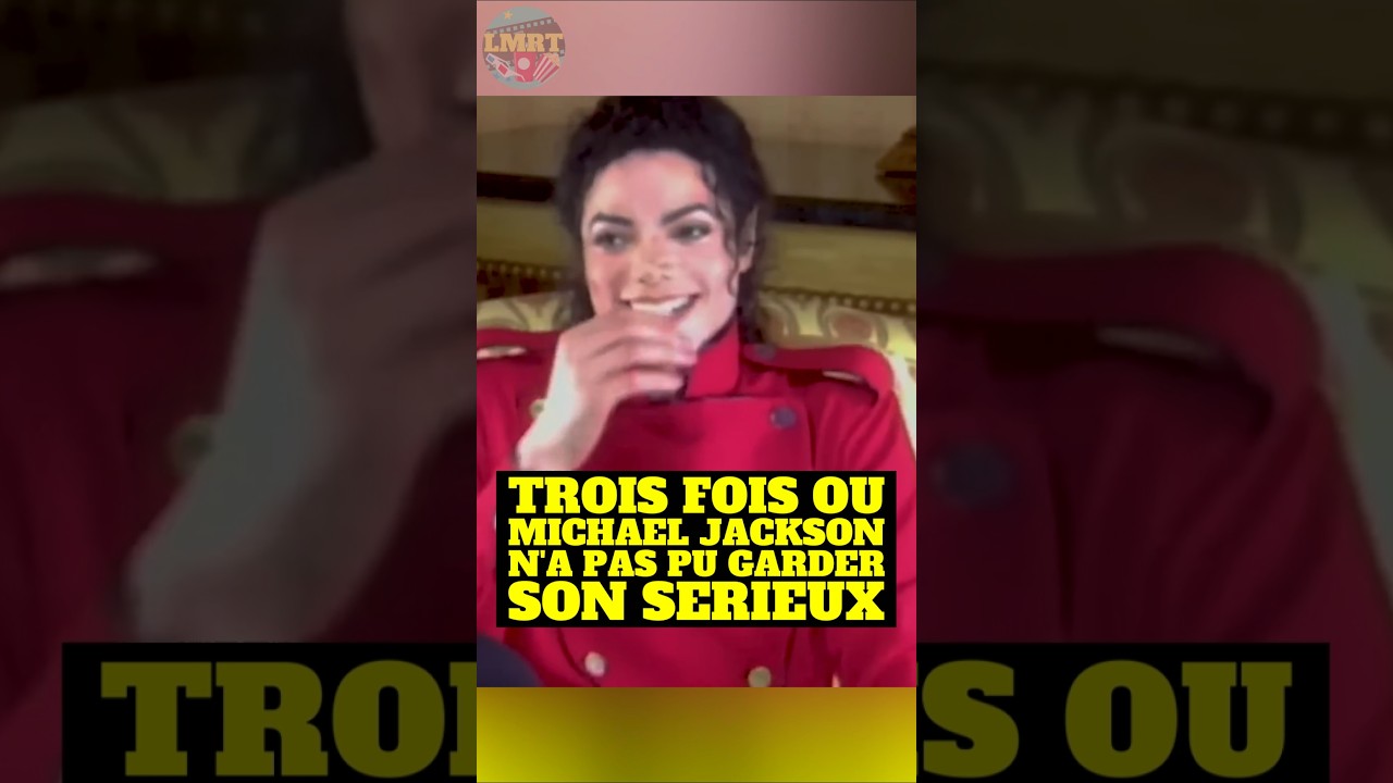 😄 Quand Michael Jackson n’arrivait pas à s’arrêter de rire #shorts