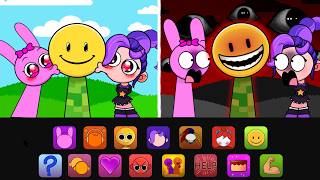 VERITY Sprunki Mod with LILY and PINKI - LOVE CURSE Minecraft Challenge