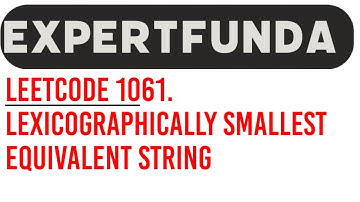 1061. Lexicographically Smallest Equivalent String Java Solution with Depth-First Search (DFS)