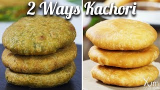 2 Ways Kachori | Onion Kachori | Palak Matar Kachori