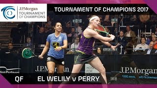 Squash: El Welily v Perry - Tournament of Champions 2017 QF Highlights