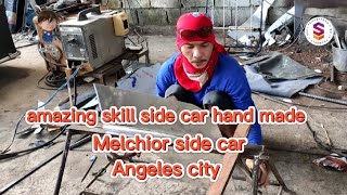 Amazing skill sidecar hand made Melchior side car Angeles city