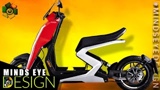 HIGH-POWER ELECTRIC CITY SCOOTER MAKES DEBUT by MINDS EYE DESIGN 158,543 views 1 year ago 9 minutes, 25 seconds
