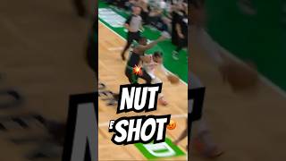 DIRTY PLAY? Jaylen Brown Gets Hit Below the Belt by Jalen Brunson | Celtics vs Knicks #nba