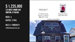 Gorgeous Water Front Home Right On Groton Long Point!