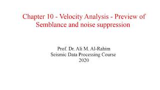 Ch10   Velocity Analysis   Preview of Semblance and noise suppression new
