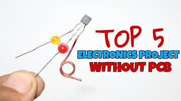 TOP 5 Electronics projects without pcb | easily at home