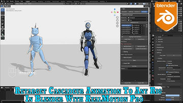 How To Retarget Cascadeur Animation To Any Rig In Blender Using RealMotion Pro