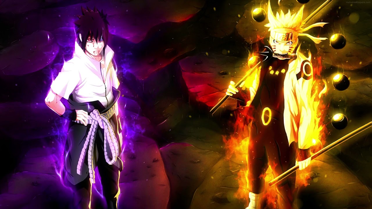 Naruto and Sasuke 4k Live Wallpaper. - YouTube