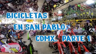 El paraíso de las bicicletas San Pablo CDMX Metro Pino Suárez Metro La Merced México Parte 1