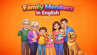 Learn Family Members in English– Part 1(Close and Extended Family Members)