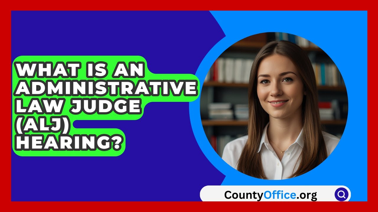 What Is An Administrative Law Judge (ALJ) Hearing? - CountyOffice.org