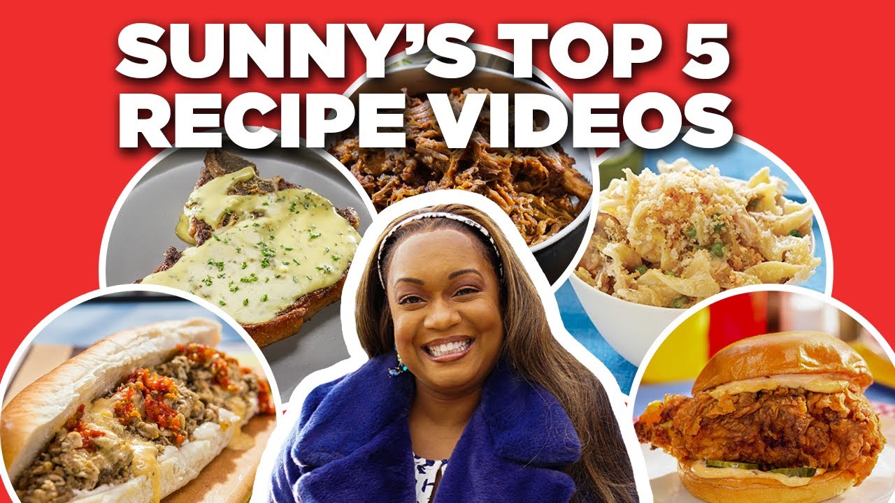 Top 5 Sunny Anderson Recipe Videos of All Time | Food Network