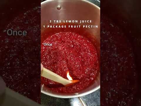 Making Raspberry Jam